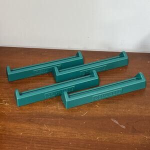 Green Vintage Scrabble Classique Plastic Replacement Tile Letter Racks Holders